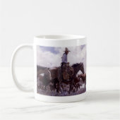 Vintage Cowboy met zijn veestapel van Koerner Koffiemok (Links)