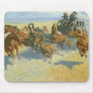 Vintage Cowboy, Nigh Leader neerslaand, Remington Muismat