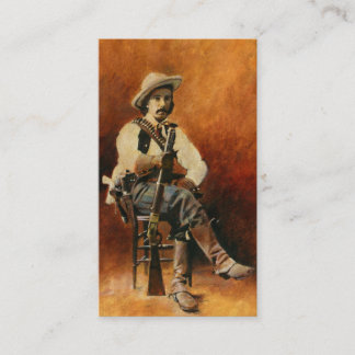 Vintage Cowboy Visitekaartje