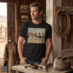 Vintage Cowboys, A Dash For Timber van Remington T-shirt