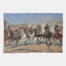 Vintage Cowboys, A Dash For Timber van Remington