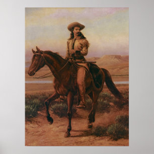 Vintage Cowboys, Buffalo Bill op Charlie door Cary Poster