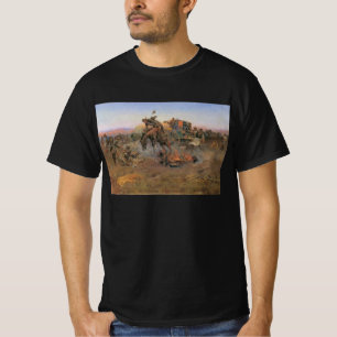 Vintage Cowboys, Camp Cook's Trouble van CM Russel T-shirt