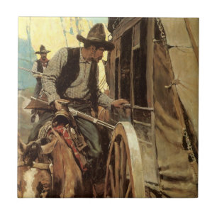 Vintage Cowboys, de Bewonderenswaardige Balling Tegeltje