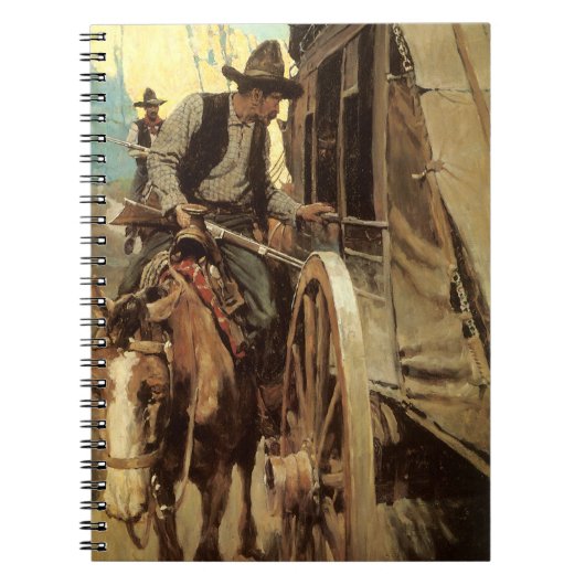 Vintage Cowboys, De Bewonderenswaardige Outlaw doo Notitieboek (Voorkant)
