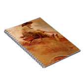 Vintage Cowboys, De Ertswagen door NC Wyeth Notitieboek (Rechterzijde)