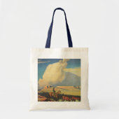 Vintage Cowboys, Open Range door Maynard Dixon Tote Bag (Voorkant)