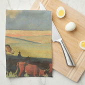 Vintage Cowboys, Open Range van Maynard Dixon Theedoek (Quarter Fold)