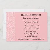 Vintage Cowgirl Baby shower Uitnodiging (Achterkant)