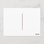 Vintage Cowgirl & Boots Valentijn 1950 Briefkaart (Achterkant)