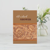 vintage cowgirl mode zuidwest leer kaart (Staand voorkant)