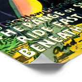 Vintage Cowgirl Romancen Gunslinger Poster (Hoek)