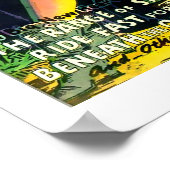 Vintage Cowgirl Romancen Gunslinger Poster (Hoek)