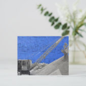Vintage Crane Operator Northwest Crane Briefkaart (Staand voorkant)
