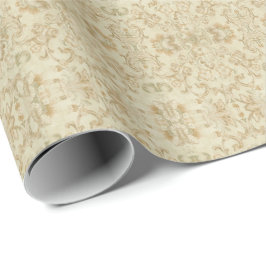 Vintage Creams Floral Gift Wrapping Paper Cadeaupapier
