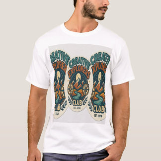 Vintage Creative Explorers Club Berglogo Desi T-shirt
