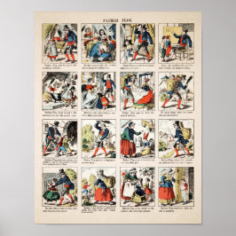 Vintage Creepy Father Flog Poster