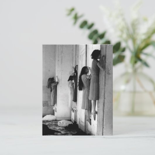 Vintage Creepy heeft Briefkaart (Staand voorkant)