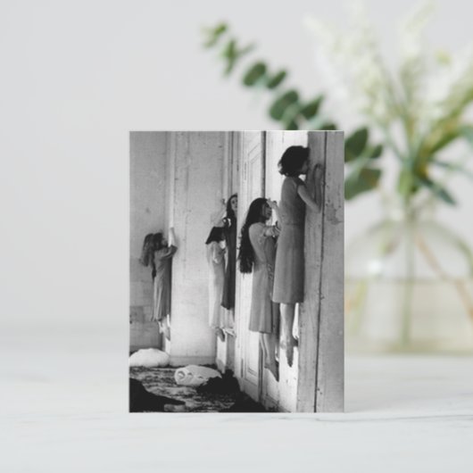 Vintage Creepy heeft Briefkaart (Staand voorkant)