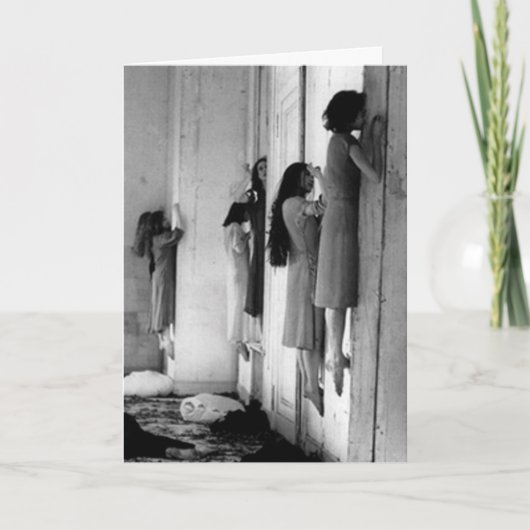 Vintage Creepy heeft Briefkaart (Voorkant)