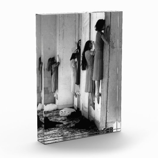 Vintage Creepy heeft Briefkaart Fotoblokken (Links)