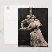 Vintage Creepy Skeleton Briefkaart (Voorkant / Achterkant)