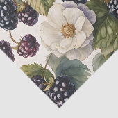 Vintage Crème en Braambotanie Tissuepapier (Detail)