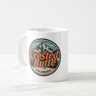 vintage Crested Butte Colorado skiberg cadeaus Koffiemok