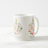 Vintage Crhistmas Balls mug Koffiemok (Voorkant rechts)