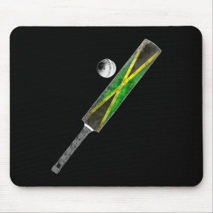 Vintage Cricket Jamaica Vlag Jamaicaanse Trots Muismat