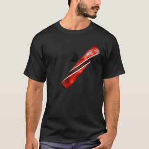 Vintage Cricket Trinidad Vlag Trinidadiaanse Trots T-shirt