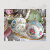 Vintage Crockery Briefkaart (Voorkant)