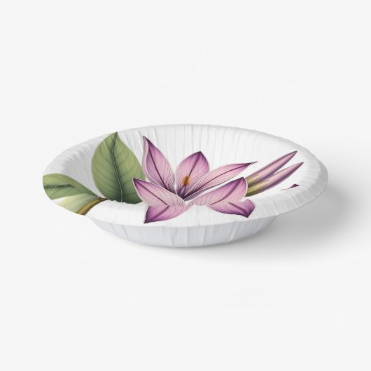 Vintage Crocus Papieren Kommen (Gebogen)