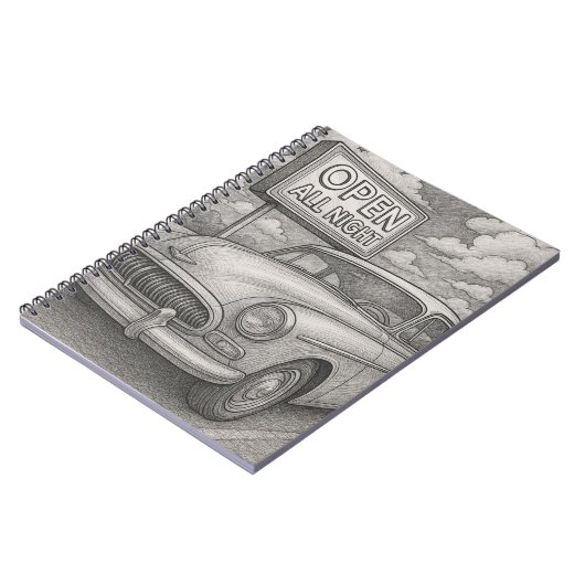 Vintage Cruiser Notebook Notitieboek (Linkerzijde)