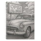 Vintage Cruiser Notebook Notitieboek (Voorkant)