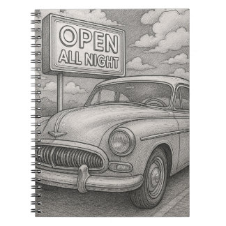 Vintage Cruiser Playing Cards Notitieboek