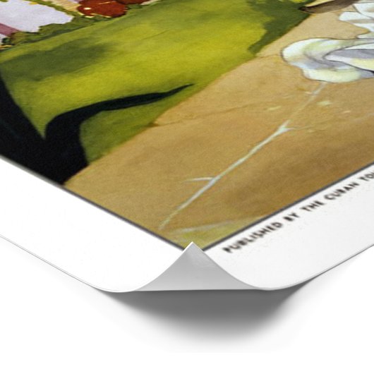 Vintage Cuba Dancer Travel Poster (Hoek)