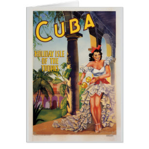 Vintage Cubaanse Toeristencommissie Tropen Reizen