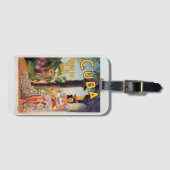 Vintage Cuban Tourist Commission Tropics Travel Bagagelabel (Voorkant (horizontaal))
