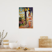 Vintage Cuban Tourist Commission Tropics Travel Poster (Keuken)