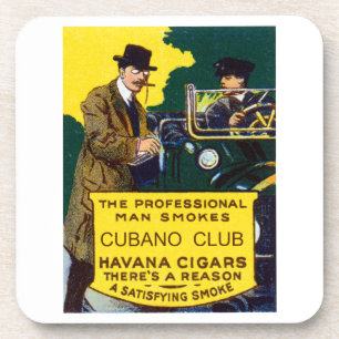Vintage Cubano Club Cigars Onderzetter