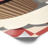 Vintage Cupcake Poster – Retro Bakery Wall Art (Hoek)