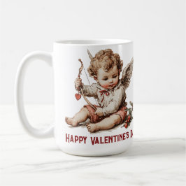 Vintage Cupid met Hartboog Koffiemok