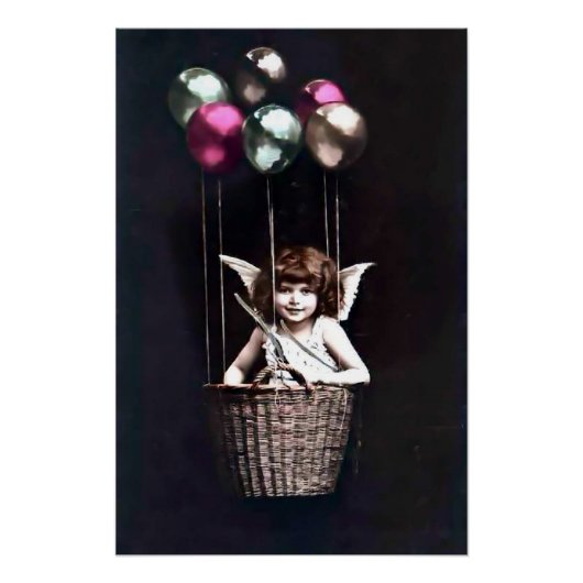 Vintage Cupid Perfect Poster (Voorkant)