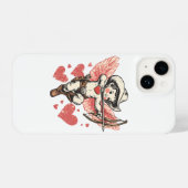 Vintage Cupid Phone Case iPhone Hoesje (Achterkant horizontaal)