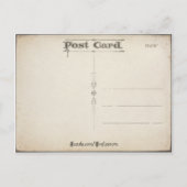 Vintage Cupid Valentijn Briefkaart (Achterkant)