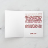 Vintage Cupid With Heart Bow Kaart (Binnen)