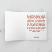 Vintage Cupid with Rose Bouquet Kaart (Binnen)