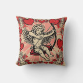 Vintage cupido liefde kussen (Voorkant)