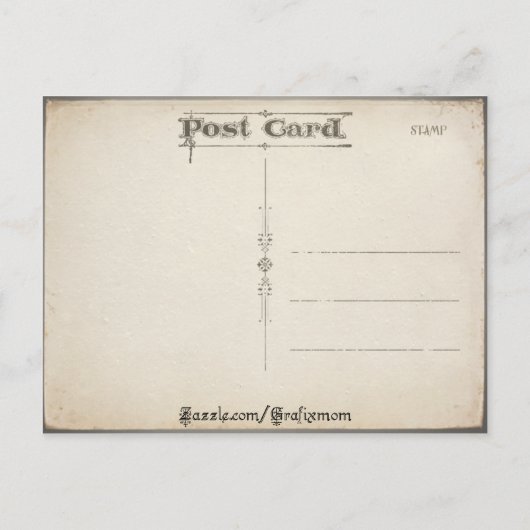 Vintage Cupids Valentijn Briefkaart (Achterkant)